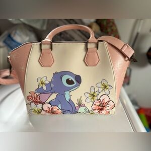 Loungefly Disney Lilo & Stitch Flowers Satchel Bag